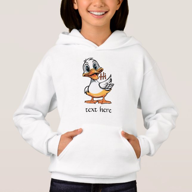 Funny Duck Hoodie (Vorderseite)
