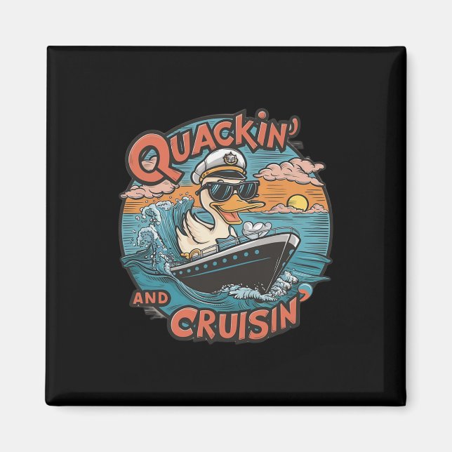 Funny Duck Hunting Hiding Magnet (Vorne)
