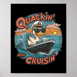 Funny Duck Hunting Hiding Poster