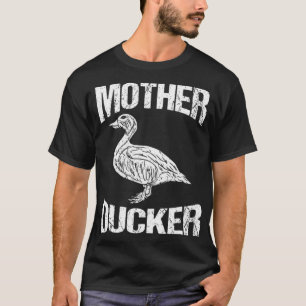 Funny Duck Jagd Mutter Ducker Design Boston ter T-Shirt