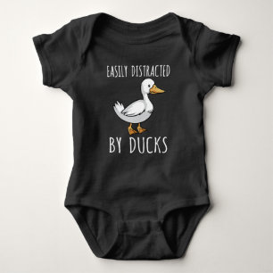 Funny Duck Lover Bird Watfan Baby Strampler