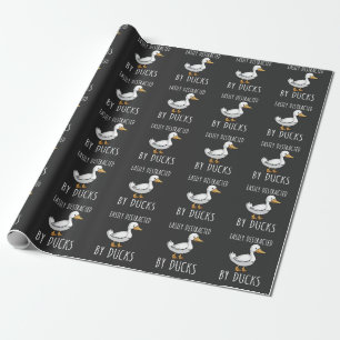 Funny Duck Lover Bird Watfan Geschenkpapier