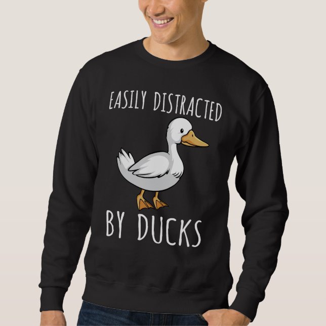 Funny Duck Lover Bird Watfan Sweatshirt (Vorderseite)
