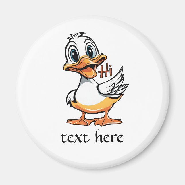 Funny Duck Magnet (Vorne)