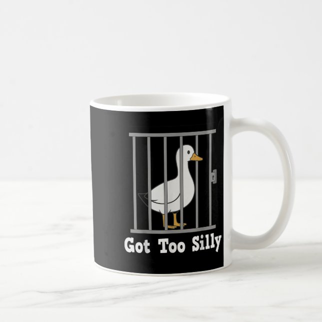 Funny Duck Meme Got zu Alberner Spaß für Männer Fr Kaffeetasse (Rechts)