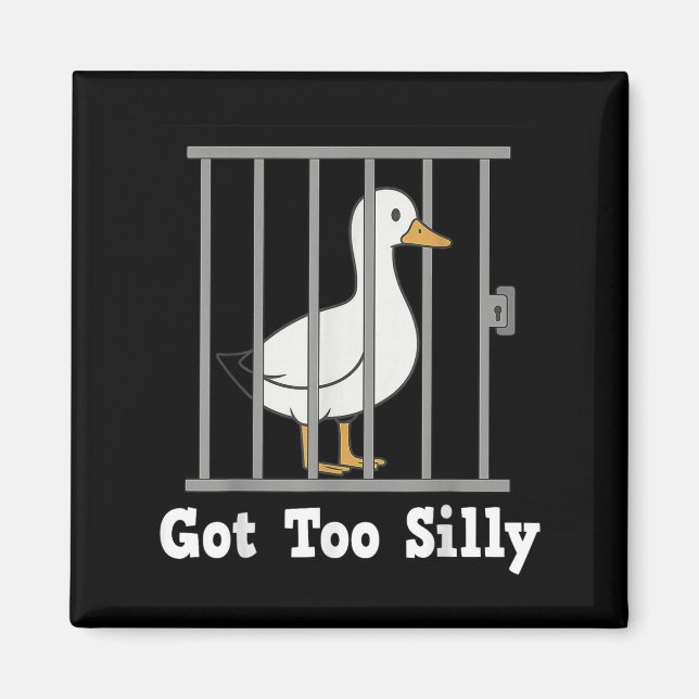 Funny Duck Meme Got zu Alberner Spaß für Männer Fr Magnet (Vorne)
