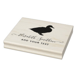Funny Duck Niedlich Bird Animal Personal Stationie Gummistempel