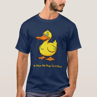 Funny Duck Pet 'Mein anderer Haustier Kacke in ein T-Shirt