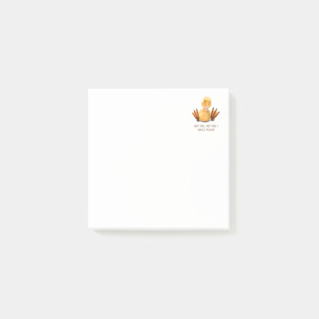 Funny Duck Post-it® Notes Post-it Klebezettel (Vorderseite)