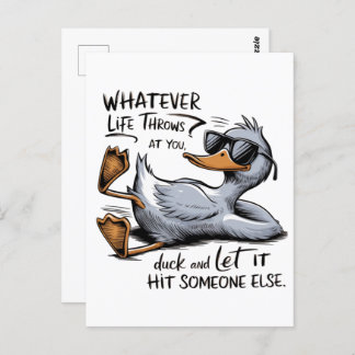 Funny Duck Postkarte