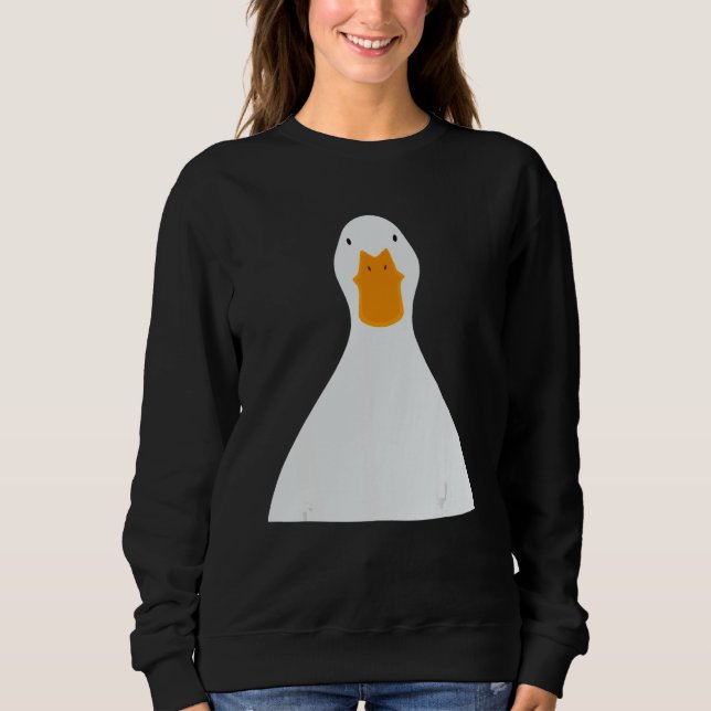 Funny Duck Selfie, Unglaublich witzig ID-Foto, Sch Sweatshirt (Vorderseite)