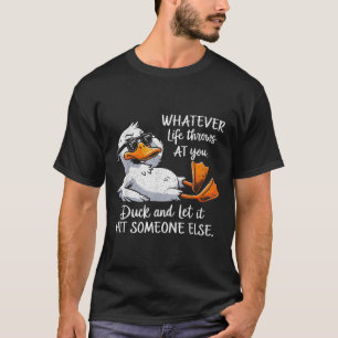 Funny Duck Shirt Funny Zitat Grafische T-Shirts fü