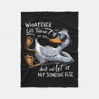 Funny Duck Shirt Funny Zitat Grafische T-Shirts fü Fleecedecke