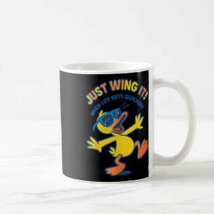 Funny Duck Shirt Funny Zitat Grafische T-Shirts fü Kaffeetasse