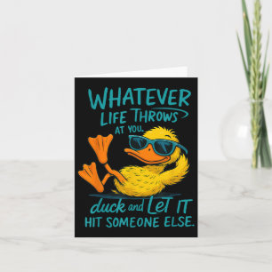 Funny Duck Shirt Meme Zitat Grafische T-Shirts für Karte