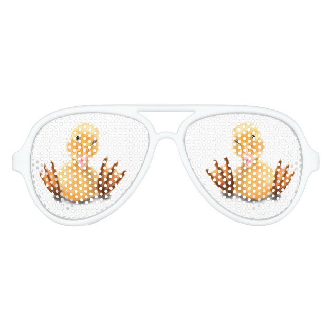 Funny Duck Sunglasses Partybrille (Vorderseite)