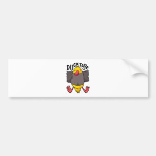Funny Duck Tape Autoaufkleber