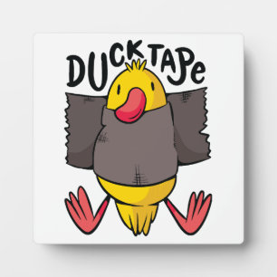 Funny Duck Tape Fotoplatte