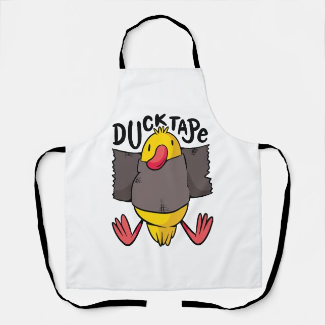 Funny Duck Tape Schürze (Vorderseite)