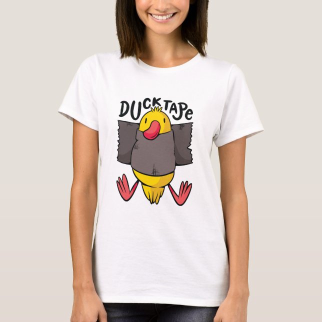 Funny Duck Tape T-Shirt (Vorderseite)