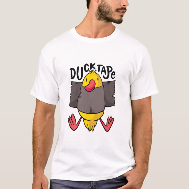 Funny Duck Tape T-Shirt (Vorderseite)