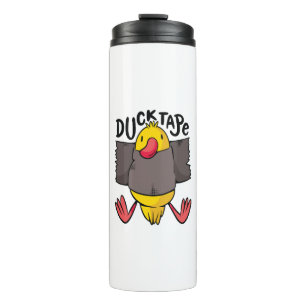 Funny Duck Tape Thermosbecher