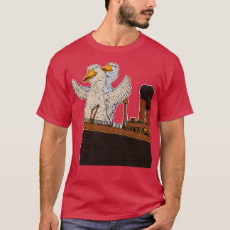 Funny Ducks Geese Pub Männer Männer Frauen Hübsche T-Shirt