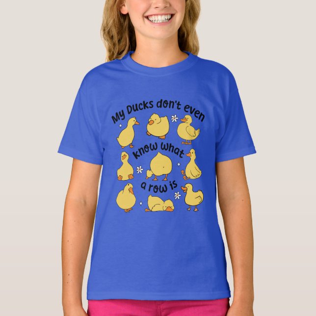 Funny Ducks Sarcastic T-Shirt (Vorderseite)