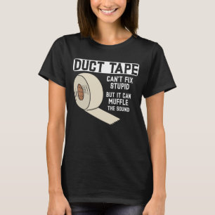 Funny Duct Tape Joke Men Husband Vater T-Shirt