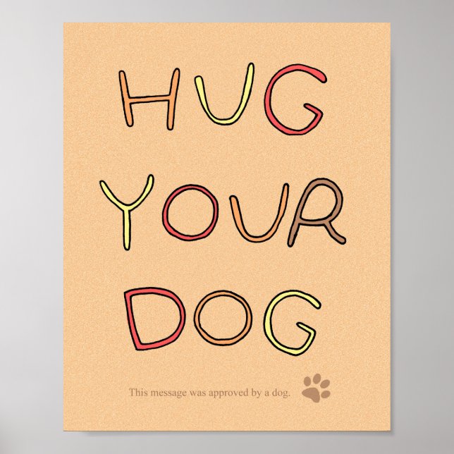 Funny Dug dein Doster Inspirational Doster Poster (Vorne)