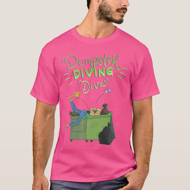 Funny Dumpster Diva Sf T-Shirt (Vorderseite)