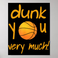Funny Dunk Sie sehr viel Basketball Sommer Camp Sp