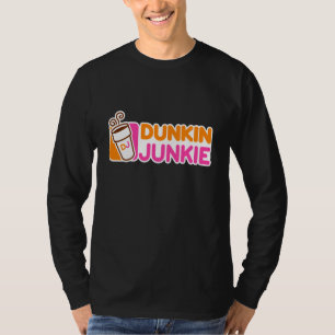 Funny Dunkie Junkie Liebe Kaffee Funny Coffee Sayi T-Shirt