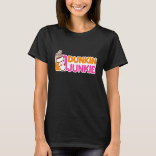 Funny Dunkie Junkie Liebe Kaffee Funny Coffee Sayi T-Shirt