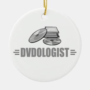 Funny DVD Movie Keramik Ornament