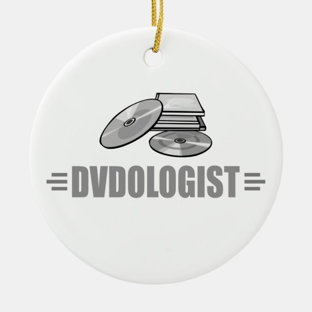 Funny DVD Movie Keramik Ornament (Vorne)