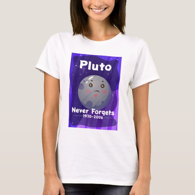Funny Dwarf Planet T-Shirt | Funny Pluto Lover (Vorderseite)
