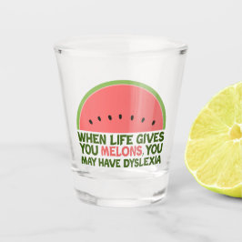 Funny Dyslexia Schnapsglas