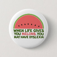 Funny Dyslexia Zitat Dyslexischer Spaß Watermelon