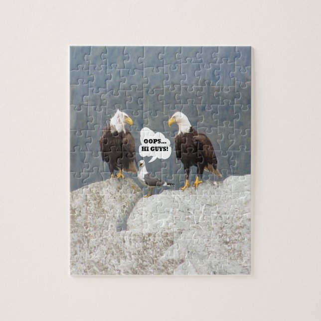 Funny Eagles und Seagull Puzzle (Vertikal)