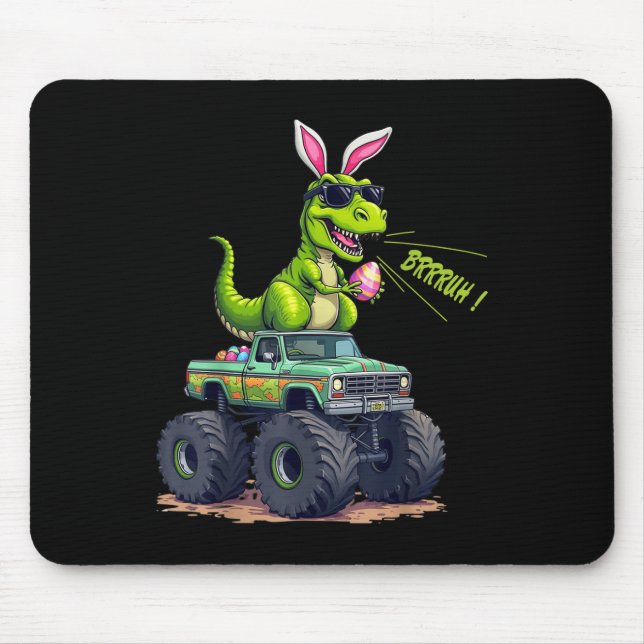 Funny Easter Dinosaur Bruh - T-rex Ostereier Hunt Mousepad (Vorne)