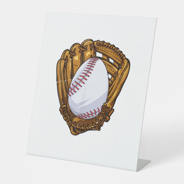 Funny Easter Egg Baseball Egg Hunting Easter Day M Sockelschild (Vorderseite)