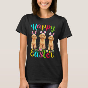 Funny Easter Egg Bunny Toy Poodle Dog Happy Osterf T-Shirt