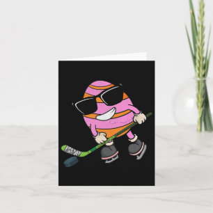 Funny Easter Egg Eishockey Sport Lover Bo Karte