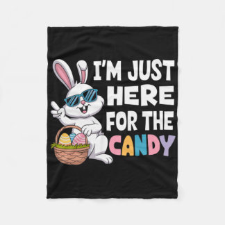 Funny Easter Egg Hunt With Bunny  Fleecedecke