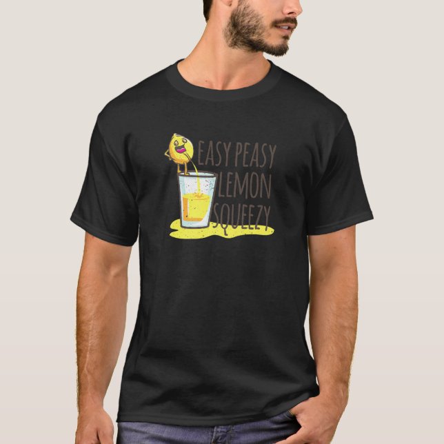 Funny Easy Peasy Lemon Squeezy Lemons Premium T-Shirt (Vorderseite)