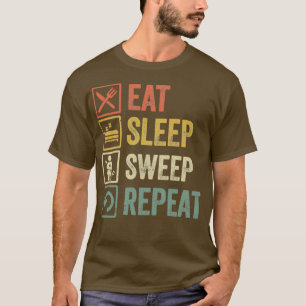 Funny eat Schlaf Swee Wiederholung Retro Vintage G T-Shirt