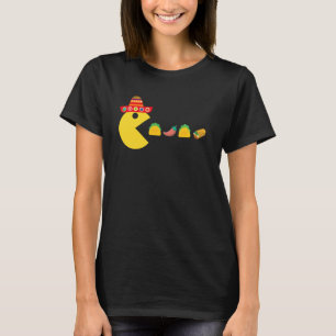 Funny Eating Taco Chili Food Cinco De Mayo Mexiko T-Shirt