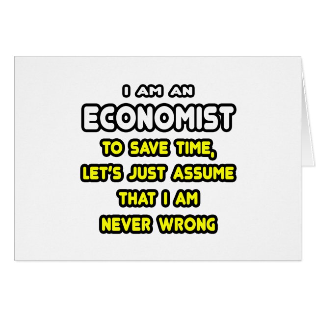 Funny Economist T - Shirt und Geschenke (Vorderseite (Horizontal))