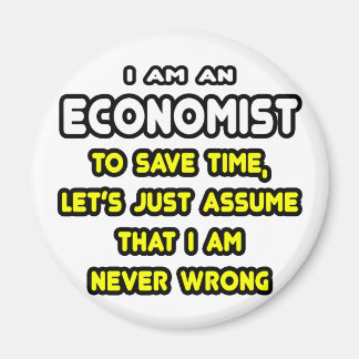 Funny Economist T - Shirt und Geschenke Magnet